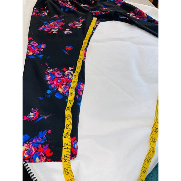 Coldwater Creek Natural Fit Elastic Waist Pant - Women's Size XL (16) - Floral - Picture 8 of 9